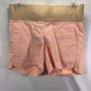 Loft Maternity Shorts Peach Size 4 Stretchy